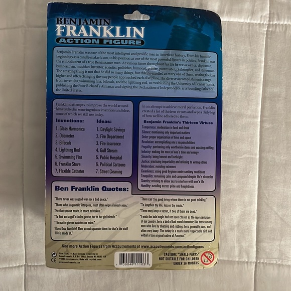 Benjamin Franklin Action Figure - Picture 2 of 2